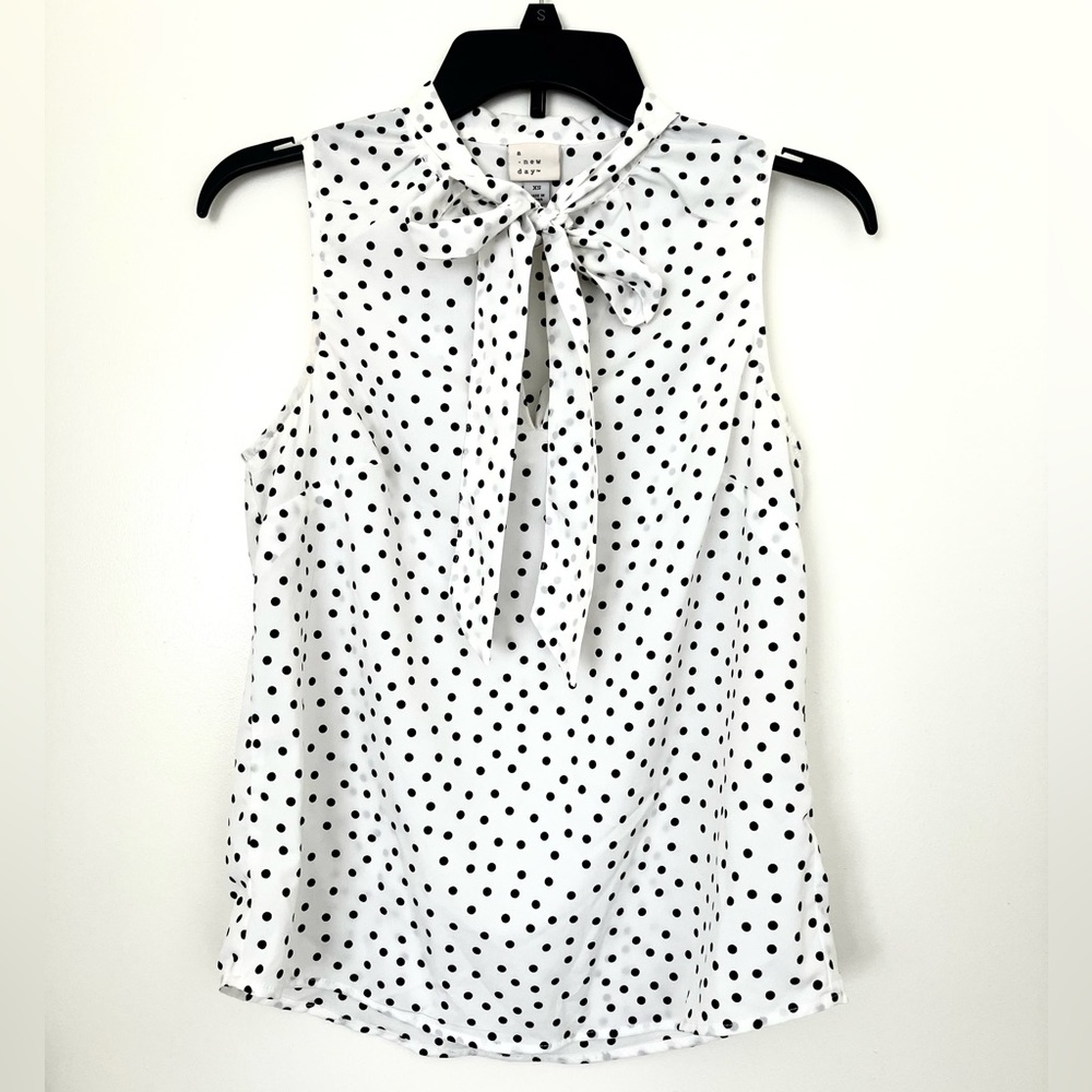 A New Day Polka Dot Blouse